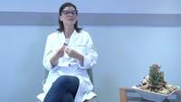 Massagem e alongamento para gestante