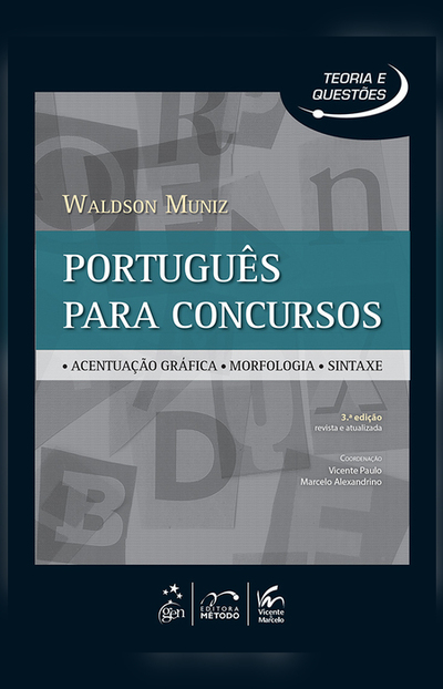 Série Teoria e Questões - Português para Concursos, 3ª edição