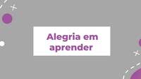 Alegria em aprender
